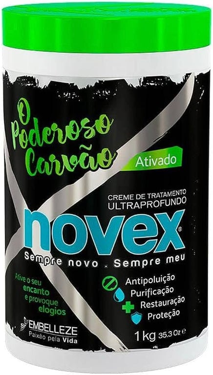 Creme de Tratamento Ultraprofundo Novex O Poderoso Carvão 1000g