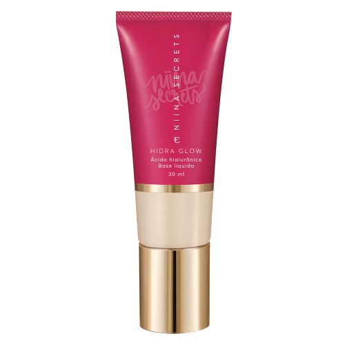 Base Líquida Niina Secrets Hidra Glow Cor 00 com 30ml