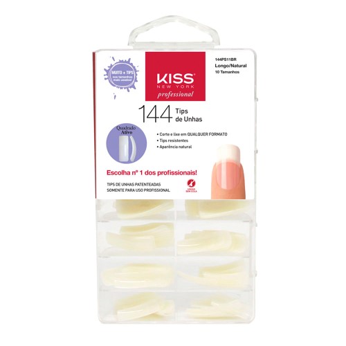 Tips de Unhas Kiss NY - Quadrado Ativo