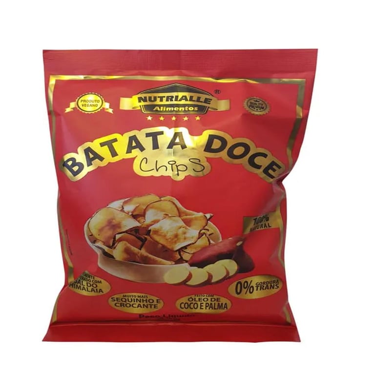 Chips Nutrialle Batata Doce 65G