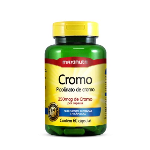 Suplemento Alimentar de Picolinato de Cromo Maxinutri - 60 Cápsulas