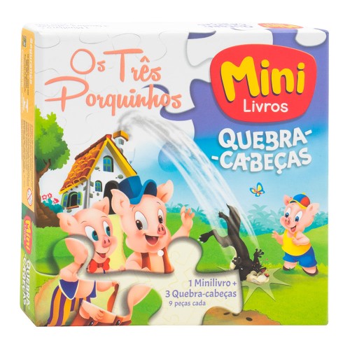 Mini Livro Clássicos Os Três Porquinhos