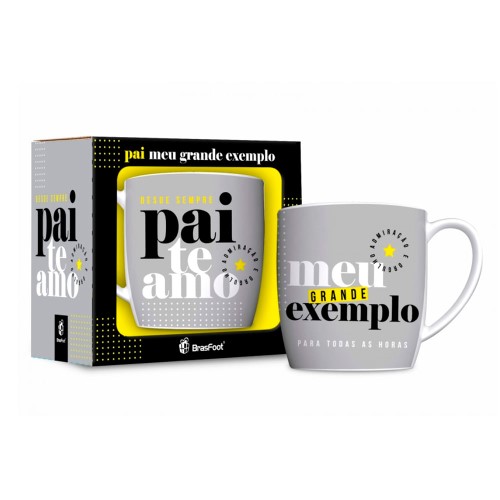 Caneca Porcelana Urban Pai Te Amo 360ml