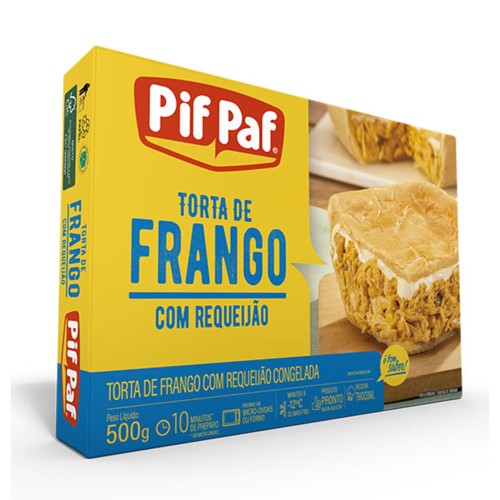 Torta de Frango com Requeijão Pif Paf 500g