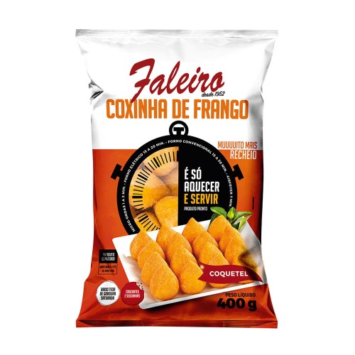 Coxinha de Frango Faleiro 400g