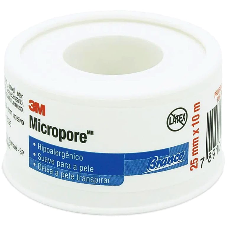 Fita Micropore 3M - Branca - 25Mm X 10M - 1530