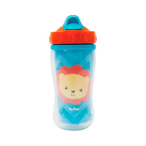 Copo Parede Dupla Buba Baby Animal Fun Leão com 320ml