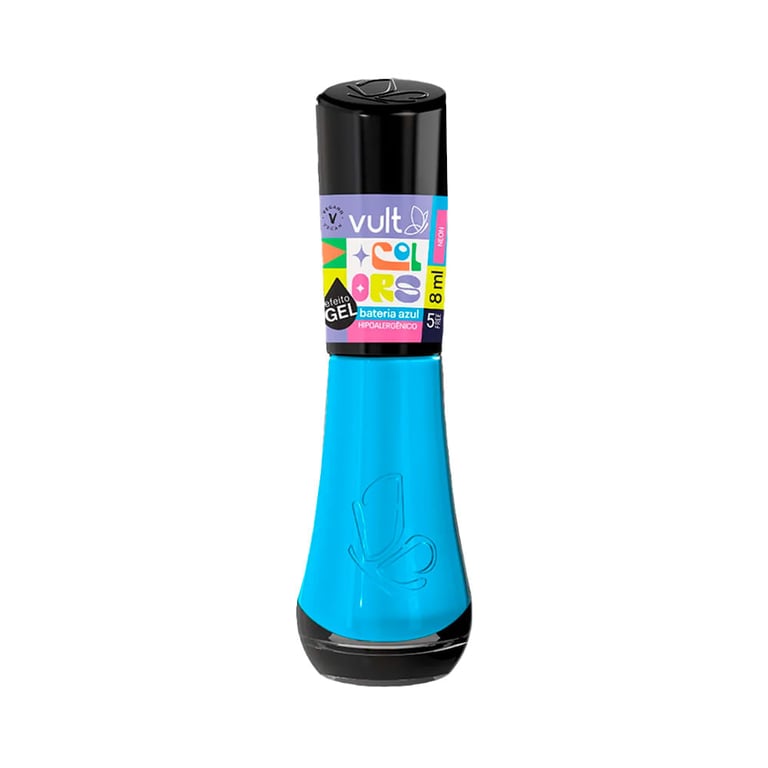 Esmalte Vult 5Free Colors Bateria Azul 8ml