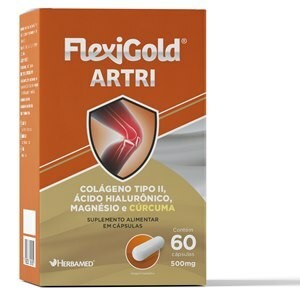 Flexigold Artri 500mg Herbamed 60 Cápsulas