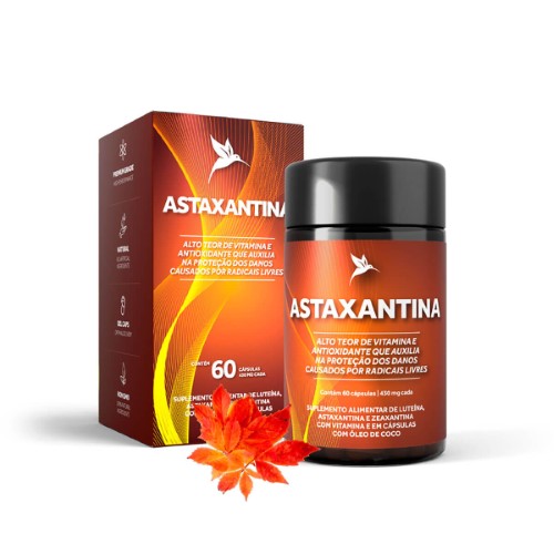 Astaxantina com 60 cápsulas