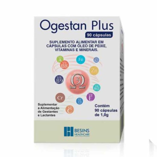 Ogestan Plus Besins Healthcare 90 Cápsulas