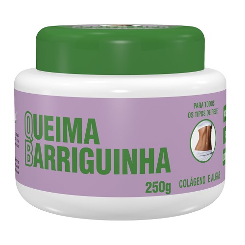 Creme Para Massagem Multi Pétalas Queima Barriguinha 250g