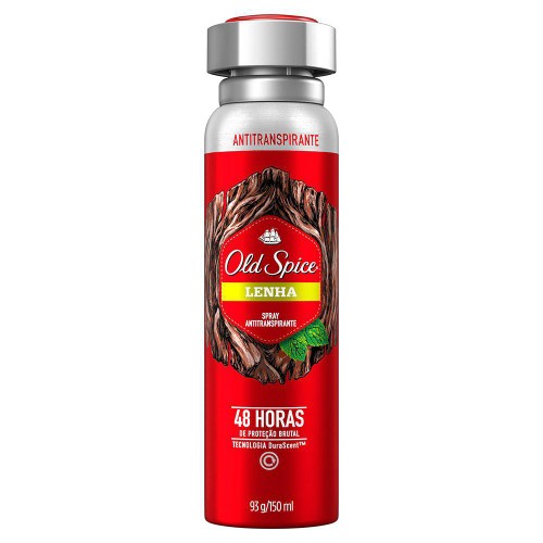 Desodorante Spray Old Spice Lenha Antitranspirante 93g