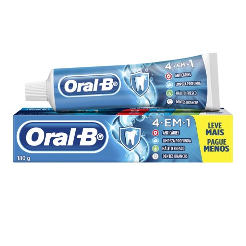 Pasta de Dente Oral-B 4 em 1 180g