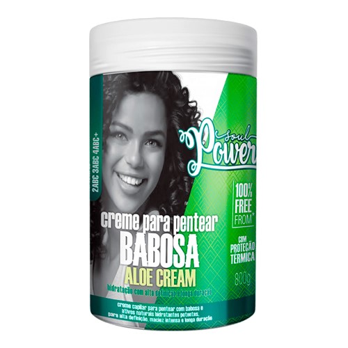 Creme para Pentear Soul Power Soul Babosa Aloe Cream 800g