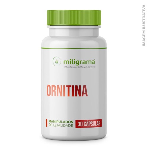 Ornitina 300mg 30 Cápsulas