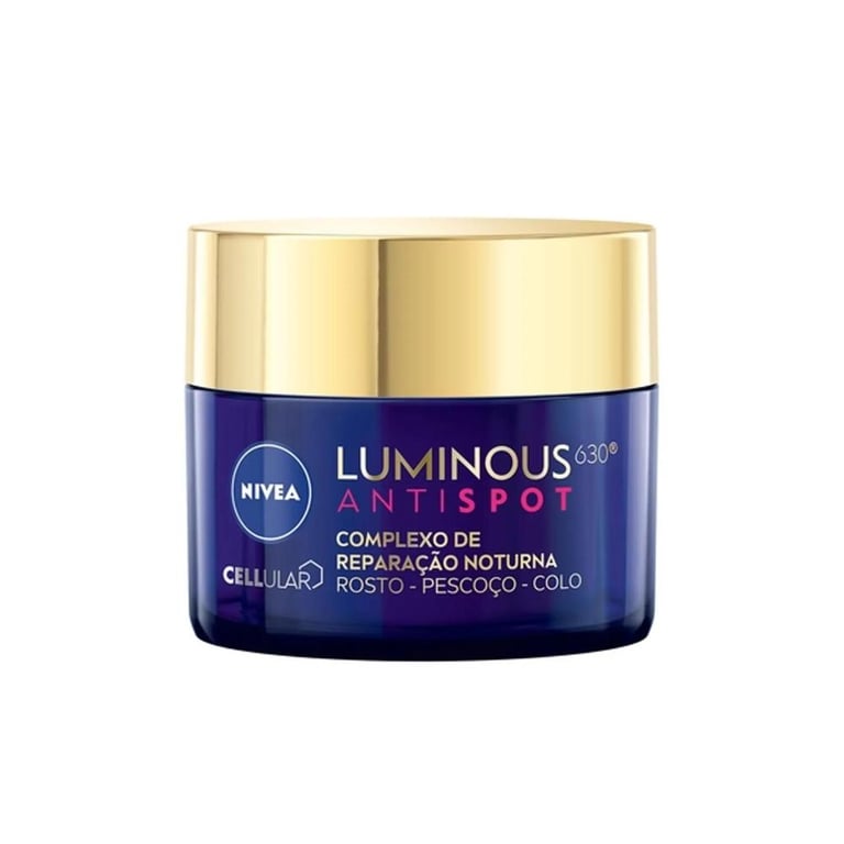 Hidratante Facial Nivea Luminous 630 Antispot Complexo De Reparação Noturna 50g