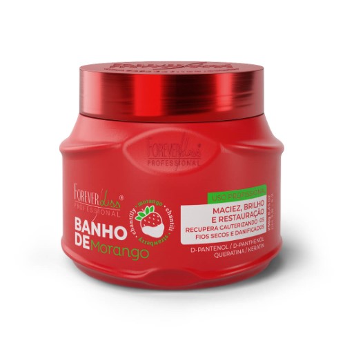 Máscara Banho de Verniz Morango Forever Liss 250g