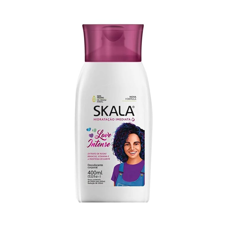 Hidratante Corporal Skala Hidratação Imediata love intense com 400mL