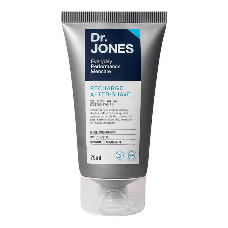 Gel Pós Barba Dr.Jones Recharge After-Shave com 75ml