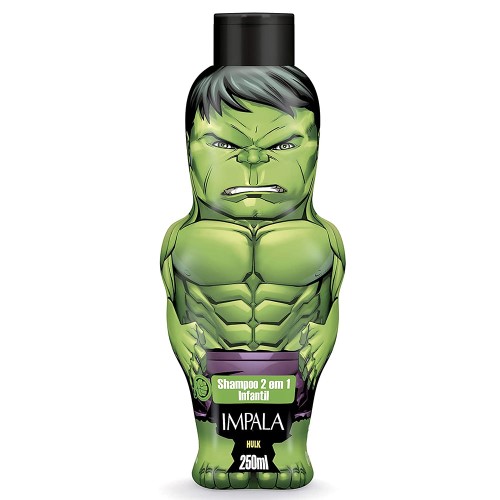 Shampoo Infantil Impala Avengers Hulk 2 em 1 250ml