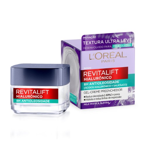 Gel Creme Preenchendo Loréal Paris Revitalift Hialurônico 49g