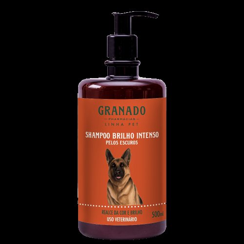 Granado Shampoo para Pets Brilho Intenso para Pelos Escuros