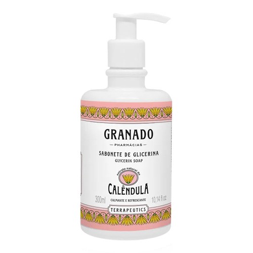 Sabonete Líquido Granado Glicerina Calêndula 300ml