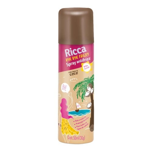 Spray Capilar Ricca Antifrizz Óleo de Coco