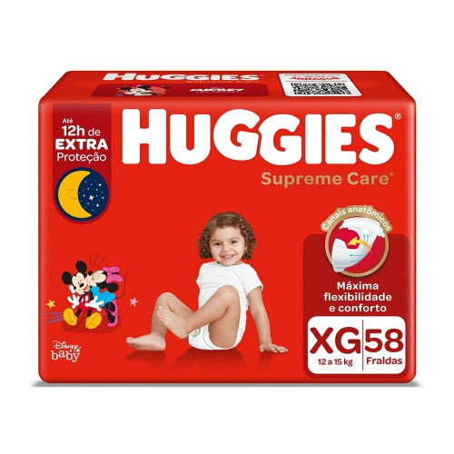 Fralda Huggies Supreme Care Xg 58 Unidades