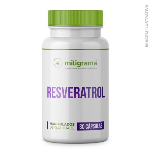 Resveratrol 20mg Elixir da Longevidade 30 Cápsulas