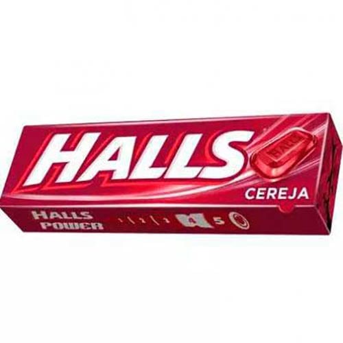 Bala Halls Cereja 28G - Halls