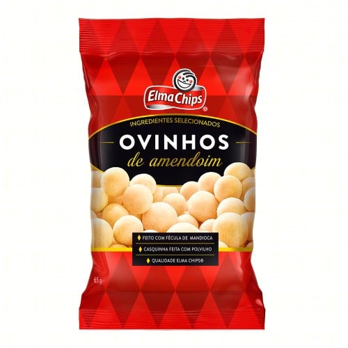 Amendoim Elma Chips Ovinhos 65g