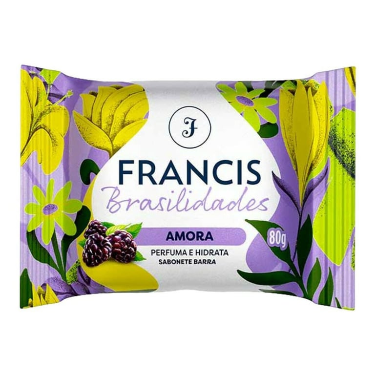 Sabonete Barra Francis Brasilidades Amora 80g