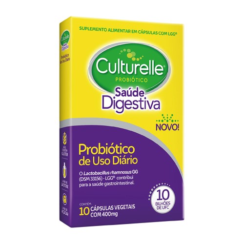 Probiótico Culturelle Saúde Digestiva com 10 cápsulas