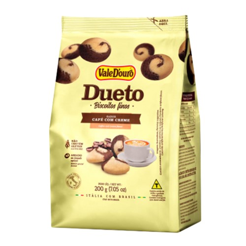 Biscoito Dueto Vale Duro Café com Creme 200g