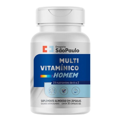 Multivitamínico Drogaria São Paulo Homem 30 Comprimidos