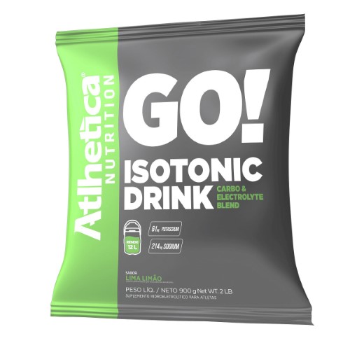 Isotônico Go Isotonic Drink Atlhetica Nutrition Lima Limão com 900g