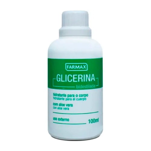 Glicerina Bidestilada com Aloe Vera Farmax 100ml