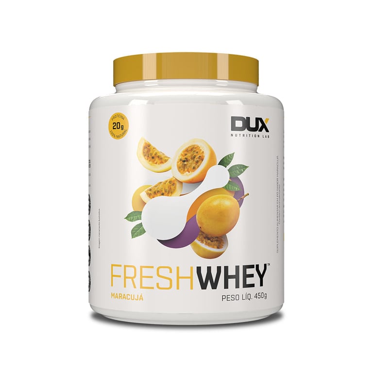 Fresh Whey Dux Sabor Maracujá com 20g Proteína Pote 450g