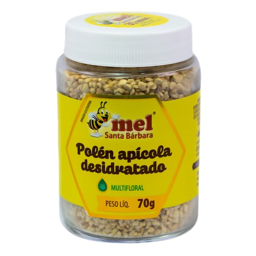 Pólen Apícola Desidratado Santa Bárbara 70g