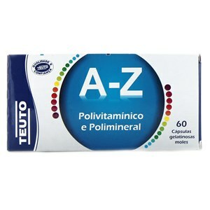 Vitamina A-Z Teuto caixa com 60 cápsulas