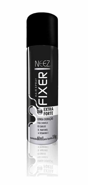 Spray Fixador Para Cabelo Neez Fixação Extra Forte 60Ml