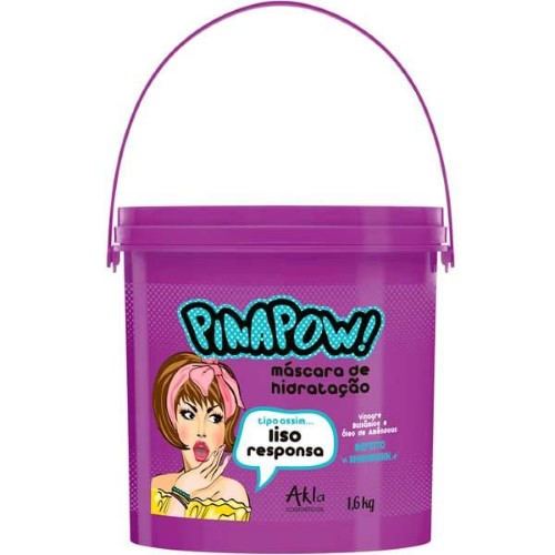 Creme p/ Cabelo Pinapow 1600ml Liso Responsa