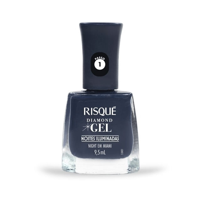 Esmalte Risque Diamond Gel Cremoso Night Miami 9 5ml