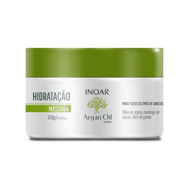 Máscara de Tratamento Capilar Inoar Argan Oil com 250g