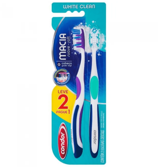 Escova Dental Condor White Leve 2 Pague 1