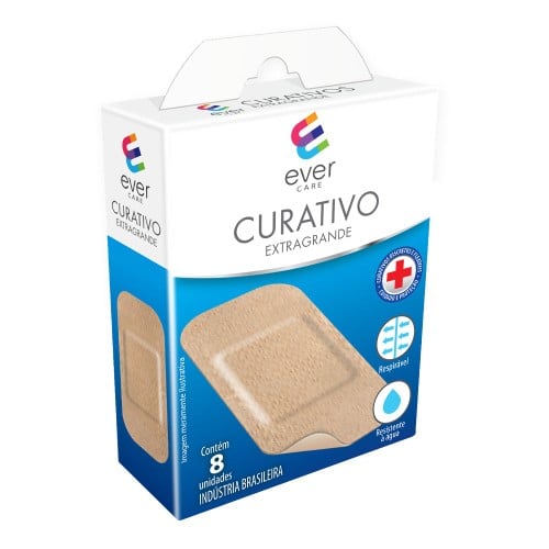 Curativo Ever Care Extra Grande 8 Unidades