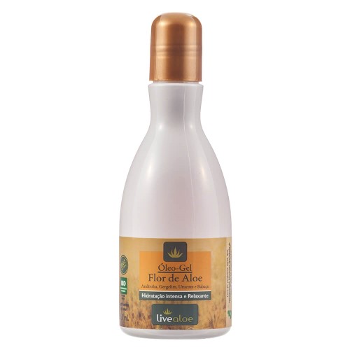 Óleo Gel Flor de Aloe Natural 210ml – Livealoe