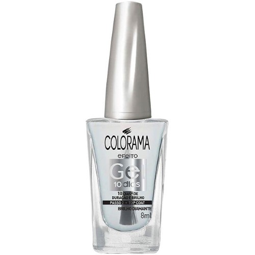 Esmalte Colorama Gel Top coat brilho diamante